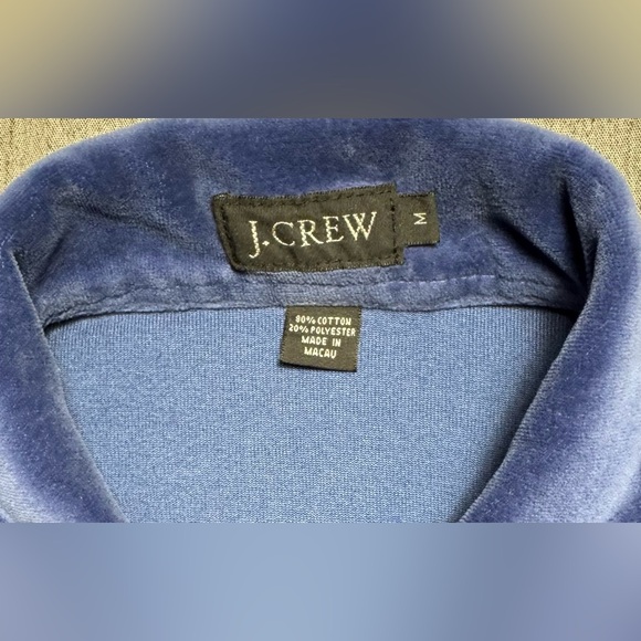 J. CREW Velour Polo Shirt - Picture 5 of 5
